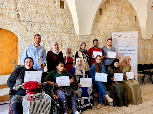 Conclusion of a Specialized Entrepreneurship Training Program for Persons with Disabilities in Salfit Governorate